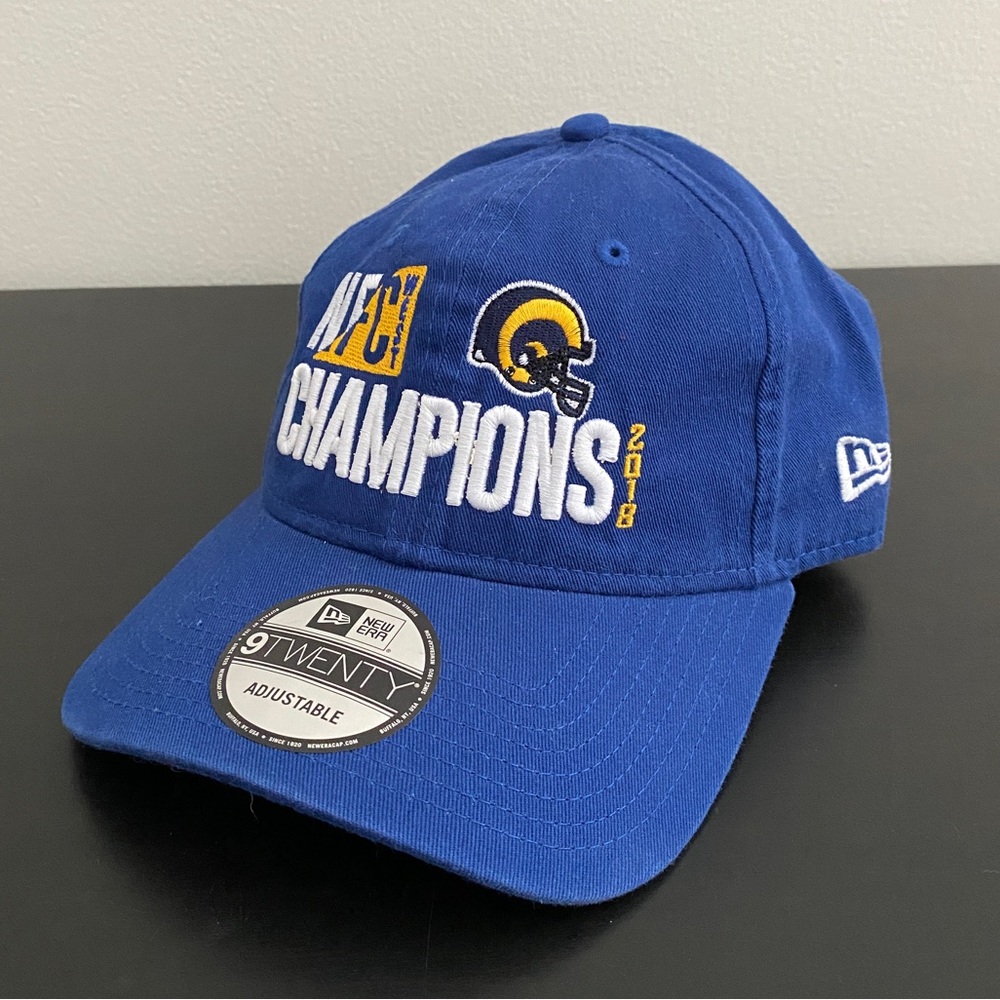 NWT New Era Cap 2018 LA Rams NFC WEST Champions Adjustable
